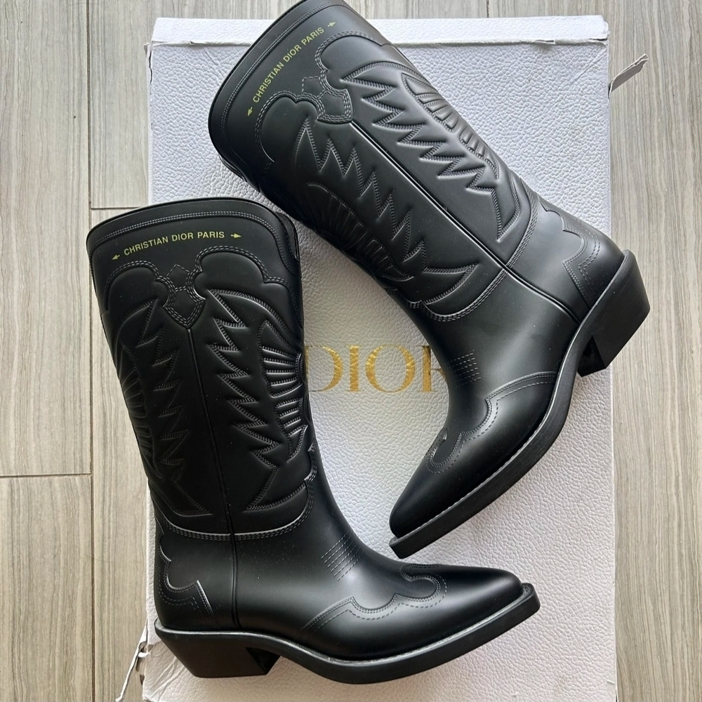 Dior Black Winter & Rain Boots